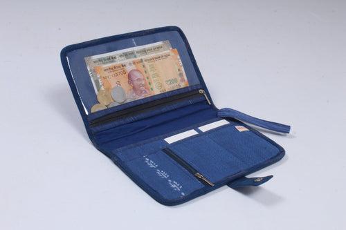 Blue Wristlet Wallet