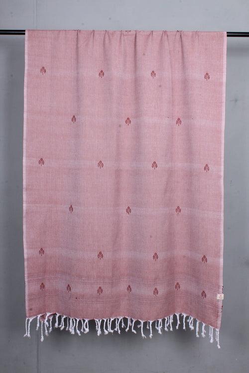 Pink Shawl with Butis