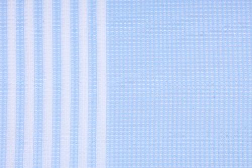 Sky Blue Ultra Soft Bath Towel with White Stripes