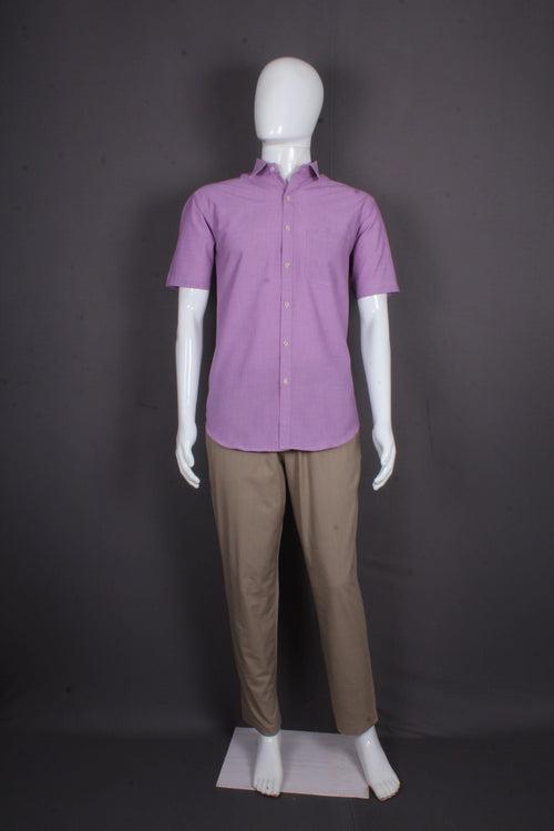 Plum Half Shirt