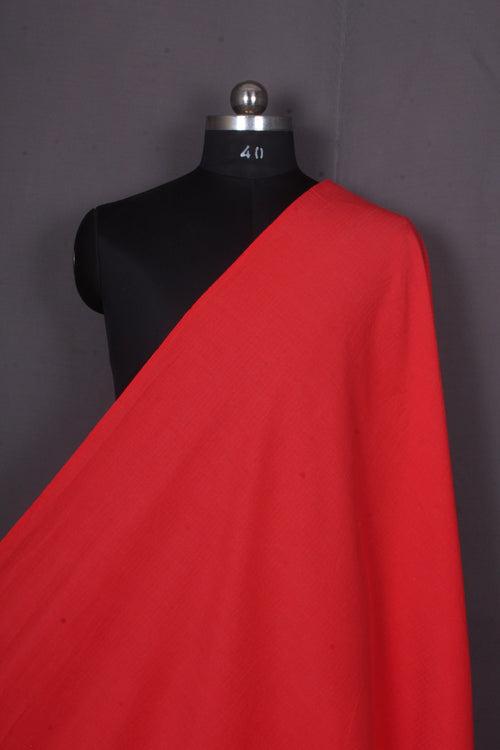 Red Self Line Fabric