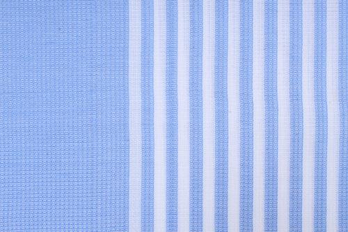 Sky Blue and White Ultra Soft Bath Towel