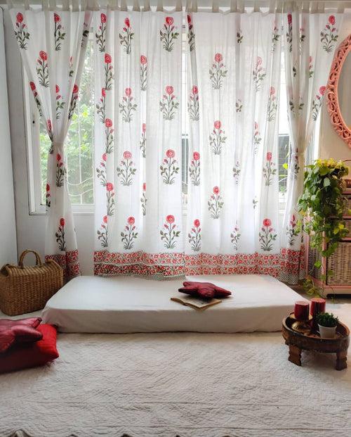 Premium Block Printed Curtains