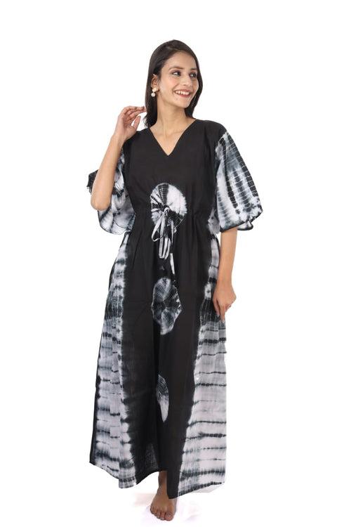 Premium Quality Cotton Shibori Kaftan