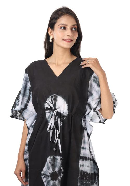 Premium Quality Cotton Shibori Kaftan