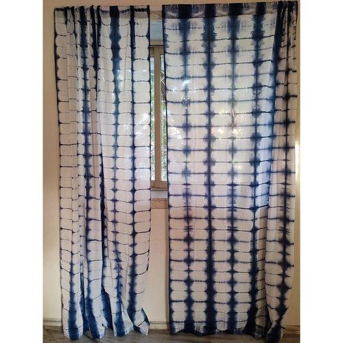 Premium Quality Tie Dye Shibori Curtains