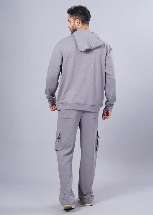 Men Premium Terry Co-ord Set - Ash Grey