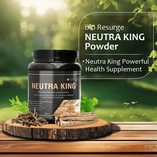 Neutra King Powerful Health Supplement enrich with Vitamins and essential nutrients: One piece MRP (Inclusive of all taxes):Rs.625/- Net Weight 250gm