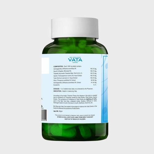 Bio Resurge Tridosha Ayurveda Tablets - Vatta,Pitta,Kapha Dosha|Balance Medicine 100%Natural & Organic-1000mg(60Tablets): One piece MRP (Inclusive of all taxes):Rs.550.00/- Net Weight 60gm