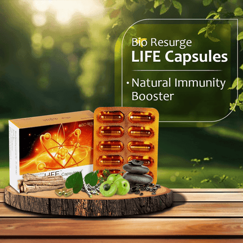 Bio Resurge Life Capsules | Natural Immunity Booster | Increase Immunity Naturally: One piece MRP (Inclusive of all taxes):Rs.300.00/- Net Weight 12gm