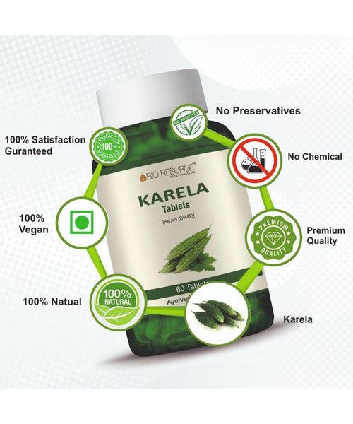 Bio Resurge Karela Tablet For Metabolic Wellness|Blood Purifier-750mg(60 tablets): One piece MRP (Inclusive of all taxes):Rs.270/- Net Weight 45gm/