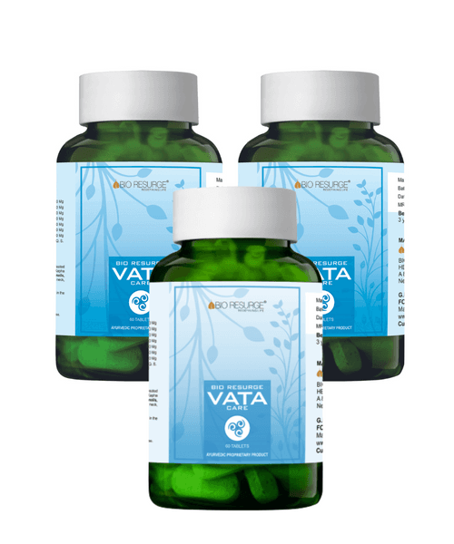 Bio Resurge Tridosha Ayurveda Tablets - Vatta,Pitta,Kapha Dosha|Balance Medicine 100%Natural & Organic-1000mg(60Tablets): One piece MRP (Inclusive of all taxes):Rs.550.00/- Net Weight 60gm