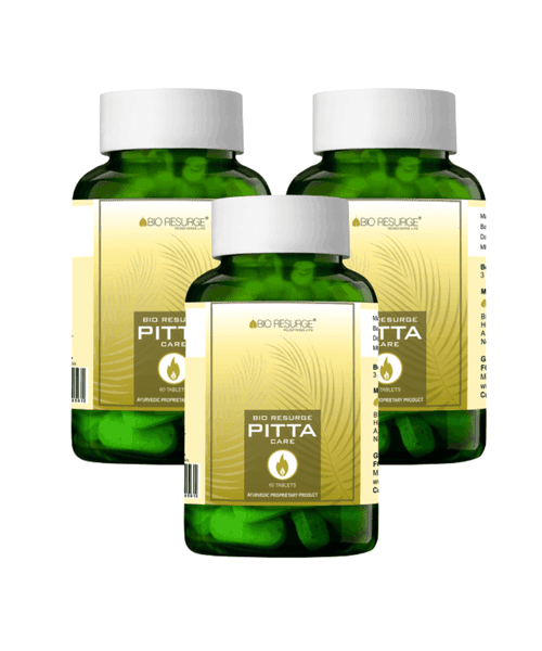 Bio Resurge Tridosha Ayurveda Tablets - Vatta,Pitta,Kapha Dosha|Balance Medicine 100%Natural & Organic-1000mg(60Tablets): One piece MRP (Inclusive of all taxes):Rs.550.00/- Net Weight 60gm