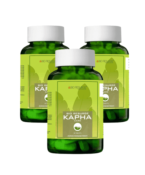 Bio Resurge Tridosha Ayurveda Tablets - Vatta,Pitta,Kapha Dosha|Balance Medicine 100%Natural & Organic-1000mg(60Tablets): One piece MRP (Inclusive of all taxes):Rs.550.00/- Net Weight 60gm