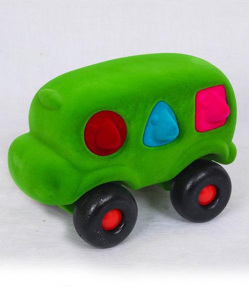 Free Wheel The Shape Sorter Bus Large - Green