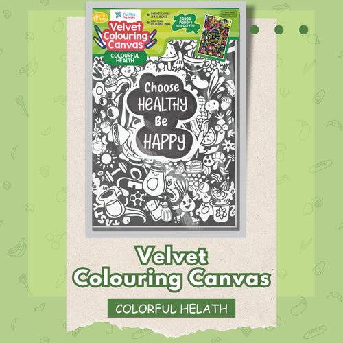 Velvet Colouring Canvas – COLOURFUL HEALTH