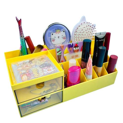 Large Size Pen Pencil Holder Desk Storage Box & Stationery Cosmetic Organizer