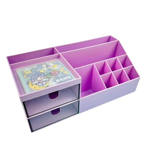 Large Size Pen Pencil Holder Desk Storage Box & Stationery Cosmetic Organizer