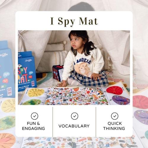 I SPY MAT Junior-Detective I Spy Game Memory Game for Kids Families Party, Matching Game, Educational Toys for Kids Toddlers