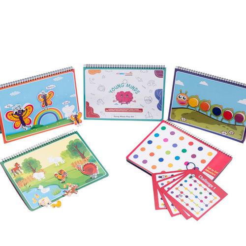 Baby Busy Binder Book for 2 to 4 year toddlers having 4 important concepts
