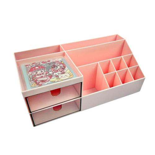 Large Size Pen Pencil Holder Desk Storage Box & Stationery Cosmetic Organizer