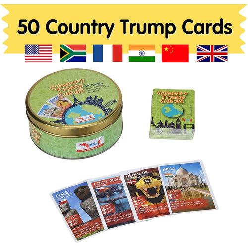 Country Trump Cards Game - Learn Flags and Geography around the world