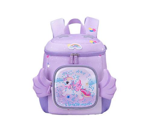Unicorn Wings Luxury Backpack for girls 13 inch bag