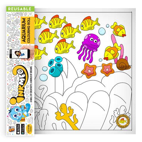 Aquarium Theme Colouring Roll (12 inch)