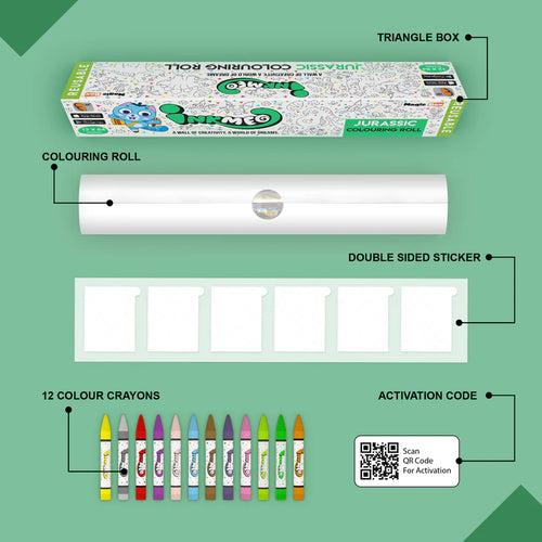 Jurassic Colouring Roll (12 inch)