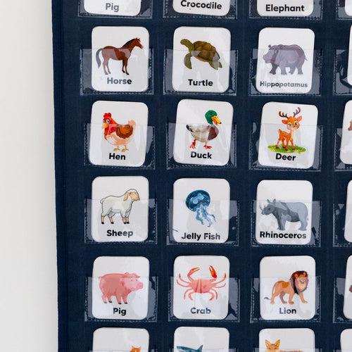 Domestic, Wild, Water and Pet Animal Sorting Pocket Chart