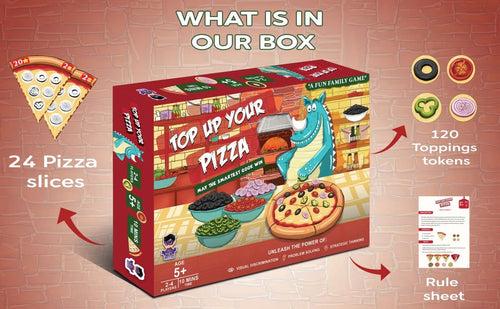 Top Up Your Pizza Fun Family Board Game