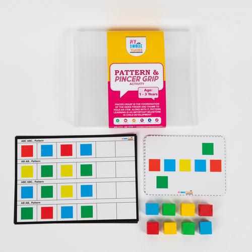 3 in 1 Activity Set 1 For Toddlers - Sticking, Tracing , Colours and Sequencing Skills