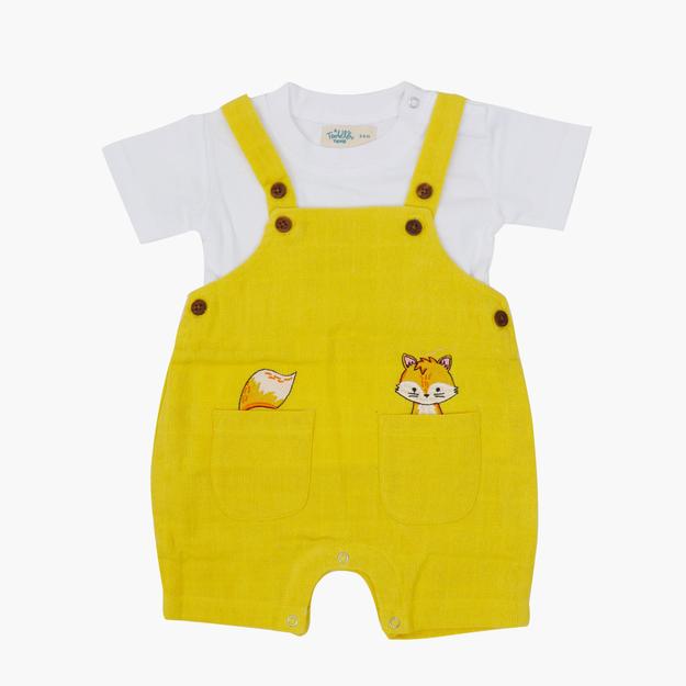 Muslin Dungarees for Baby Boys