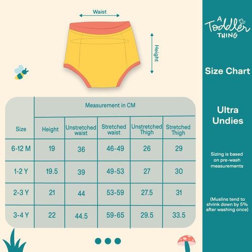 Baby Padded Underwear - Ultra Undies (Pack of 5) - Odd Ball