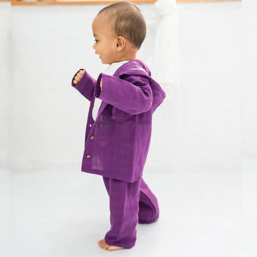 Purple Bird - 3 Piece Hoodie sets