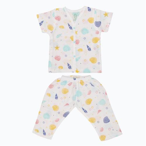 Muslin Sleep Suit for babies and kids (Unisex) Combo 1 - Pack of 3