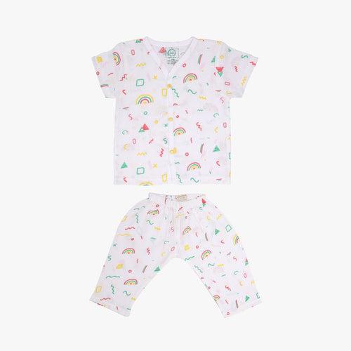 Muslin Sleep Suit for babies and kids (Unisex) Combo 3 - Pack of 3