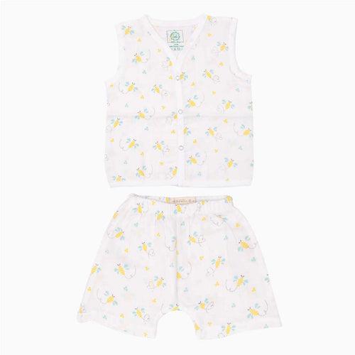 Muslin Jabla and Shorts for Babies and Toddlers (Pack of 6) - Enchanting Skyscape