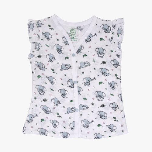 Jumbo The Elephant- Muslin Sleep Suit Girls