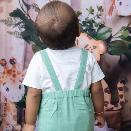 Muslin Dungarees for Baby Boys