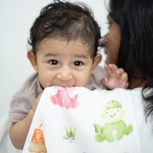 Barney's Friends - Organic Muslin Aloe Vera Burp Cloth