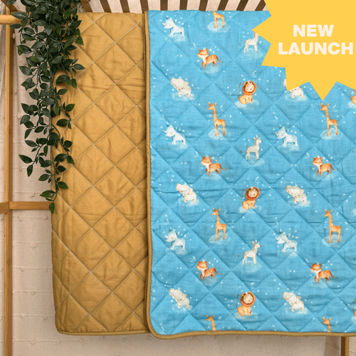 Wintertime Wonders - Muslin Quilt for newborn babies to 5 years