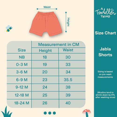 Muslin Jabla and Shorts for Babies and Toddlers (Pack of 6) - Enchanting Skyscape