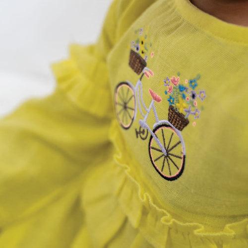 Sun Rider - Full Sleeve Muslin Frock