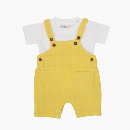 Muslin Dungarees for Baby Boys