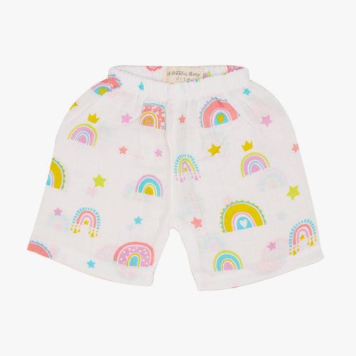 Muslin Jabla and Shorts for Babies and Toddlers (Pack of 6) - Enchanting Skyscape