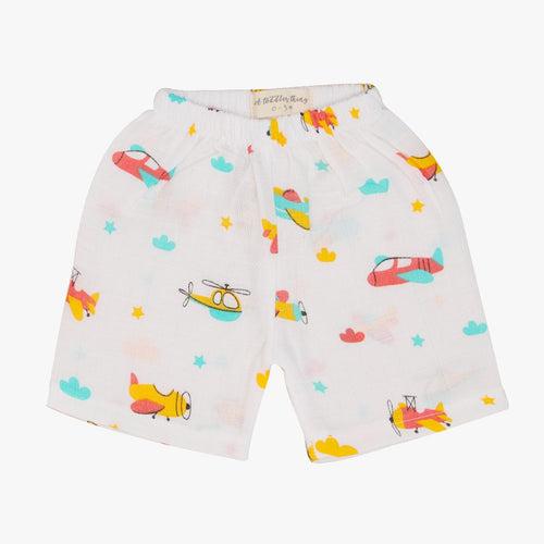 Muslin Jabla and Shorts for Babies and Toddlers (Pack of 3) - Rainbow Roar