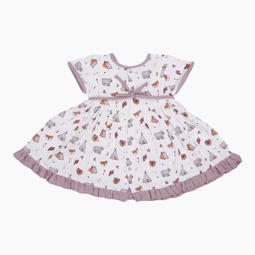 Toddler Tribe - Muslin Button Frock