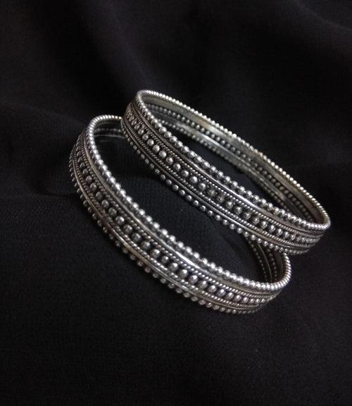 Silver Rawa Kada (Pair)