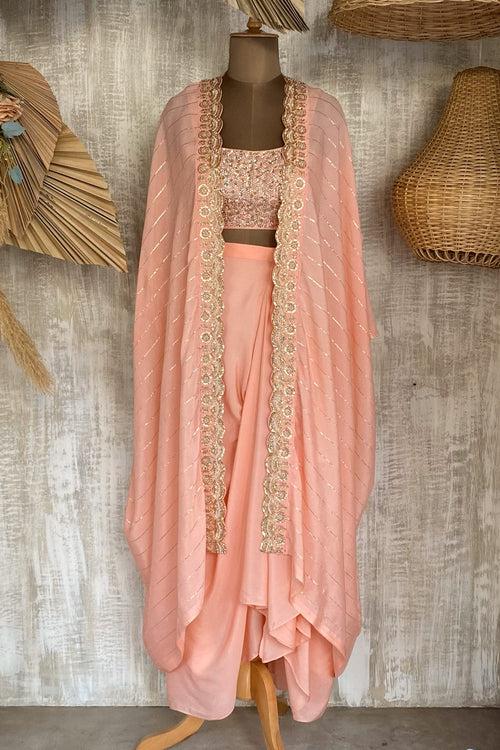 Peach Cape Set